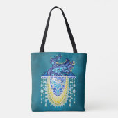 Royal Peacock Radiance Tote Bag (Achterkant)