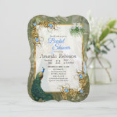  Royal Peacock Temple Dreams Kaart (Staand voorkant)