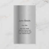 Royal Pearl White Gold Monogram Visitekaartje (Achterkant)