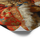 Royal Pekingese Portrait Poster (Hoek)