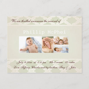 Royal Photo Birth Aankondiging