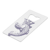 Royal Pike Creditkaart Flessenopener (Voorkant Gekanteld)