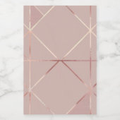 Royal Pink Ceramic-Lid Jar Voedselcontainer Etiket (Enkel label)