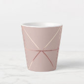 Royal Pink Coffee Cup Latte Mok (Voorkant)