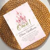 Royal Pink Fairytale Prinses Verjaardag Kaart