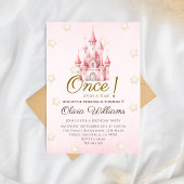 Royal Pink Fairytale Prinses Verjaardag Kaart