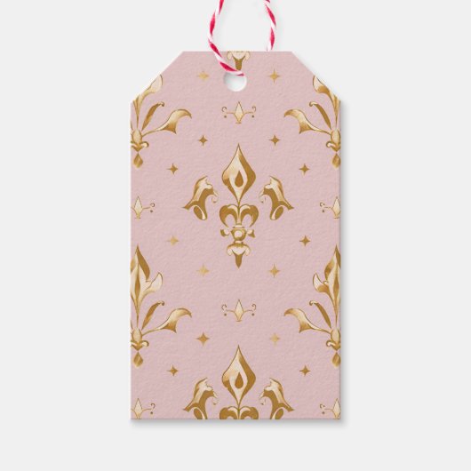 Royal Pink Gift Kaart Cadeaulabel (Voorkant)