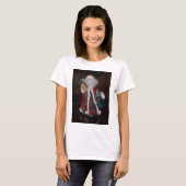 Royal Plaid Santa Vrolijk Kerstfeest T-shirt (Voorkant volledig)