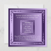 Royal Plum Elegance I Save The Date (Achterkant)