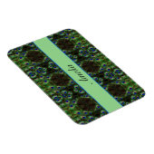 Royal Plumage - Luxe Pauw Veer Patroon Magneet (Rechterzijde)