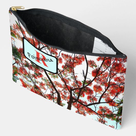 Royal Poinciana Flamboyant Flame Tree Etui (Open)