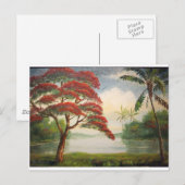 Royal Poinciana (flamboyante boom) Briefkaart (Voorkant / Achterkant)