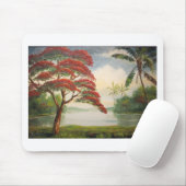 Royal Poinciana (flamboyante boom) Muismat (Met muis)