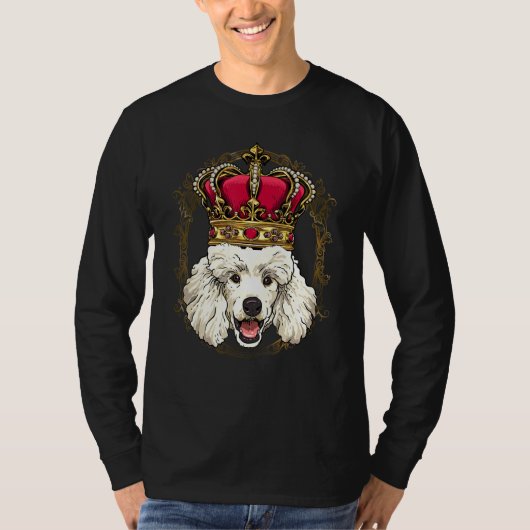 Royal Poodle King Queen Princess Toy Mini Poodle D T-shirt (Voorkant)
