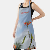 Royal Pooverana Flamboyant Flower Sky Blue Schort (Insitu)