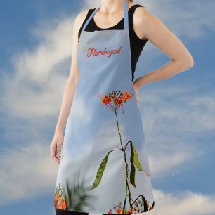 Royal Pooverana Flamboyant Flower Sky Blue Schort