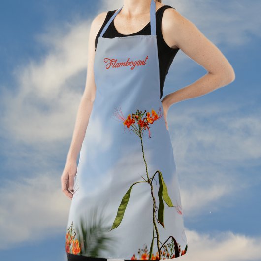 Royal Pooverana Flamboyant Flower Sky Blue Schort