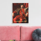 Royal Portrait Custom gepersonaliseerde foto  Canvas Afdruk (Insitu (Woonkamer))
