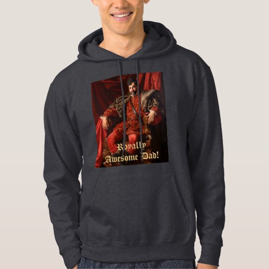 Royal Portrait Custom gepersonaliseerde foto Hoodie (Voorkant)