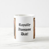 Royal Portrait Custom gepersonaliseerde foto  Koffiemok (Center)