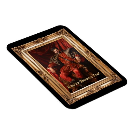 Royal Portrait Custom gepersonaliseerde foto  Magneet (Rechterzijde)