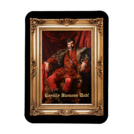 Royal Portrait Custom gepersonaliseerde foto  Magneet