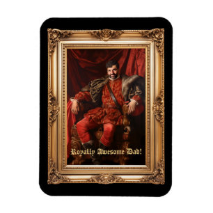 Royal Portrait Custom gepersonaliseerde foto Magneet