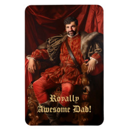 Royal Portrait Custom gepersonaliseerde foto  Magneet