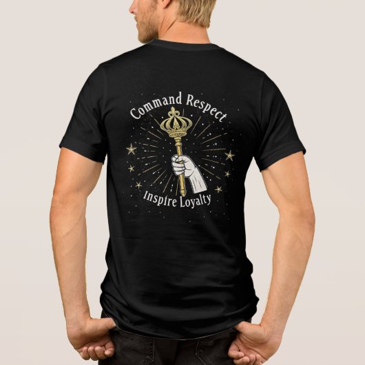 Royal Power & Loyalty Tri-Blend Shirt (Achterkant)