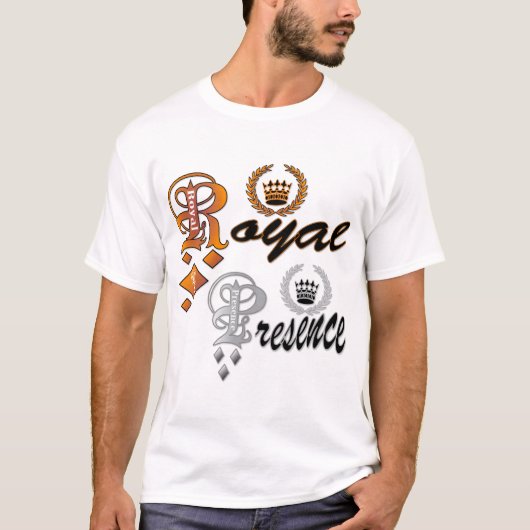 Royal Presence (tekst) T-shirt (Voorkant)