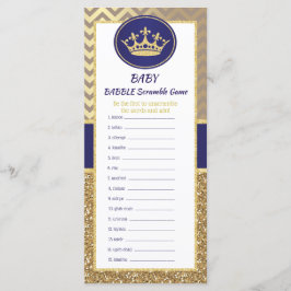 Royal Prince Baby Babble Word Scramble Game