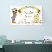 Royal Prince Baby Boy Carriage Blue Gold Spandoek (Beurs)