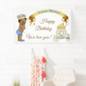 Royal Prince Baby Boy Carriage Blue Gold Spandoek (Insitu)