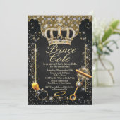 Royal Prince Baby Shower Uitnodigingen (Staand voorkant)