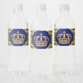 Royal Prince Baby shower Waterflesetiketten Waterfles Etiket (Flessen)