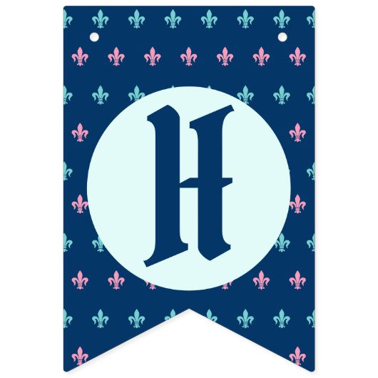 Royal Prince Boy Verjaardagsfeestje Bun Vlaggetjes (Tweede vlag)