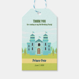 Royal Prince Boy verjaardagsfeestje Cadeaulabel