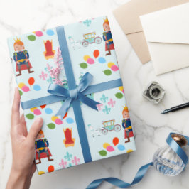 Royal Prince Boy verjaardagsfeestje Cadeaupapier