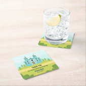 Royal Prince Boy verjaardagsfeestje Kartonnen Onderzetters (Insitu)