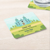 Royal Prince Boy verjaardagsfeestje Kartonnen Onderzetters (Schuin)