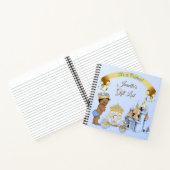 Royal Prince Castle Carriage Blue Gold Blue Notitieboek (Binnen)