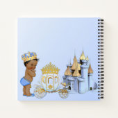 Royal Prince Castle Carriage Blue Gold Blue Notitieboek (Achterkant)