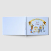 Royal Prince Castle Carriage Blue Gold Boy Gastenboek (Volledig)