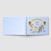 Royal Prince Castle Carriage Blue Gold Boy Gastenboek (Volledig)