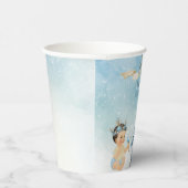 Royal Prince Castle Draak Kroon Blauw Goud Jongen Papieren Bekers (Rechts)