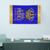 Royal Prince Crown Boy Prince Baby shower Spandoek (Beurs)
