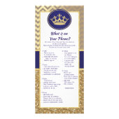 Royal Prince Wat is er op uw telefoon spel Reclamekaart (Voorkant)