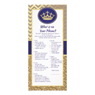 Royal Prince Wat is er op uw telefoon spel Reclamekaart