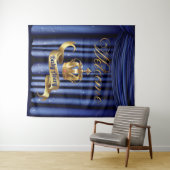 Royal Prince Welcome Baby Baby shower Wandkleed (In Situ (horizontaal))