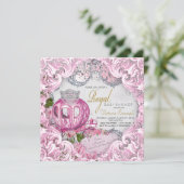 Royal Princess Baby Girl Shower Kaart (Staand voorkant)